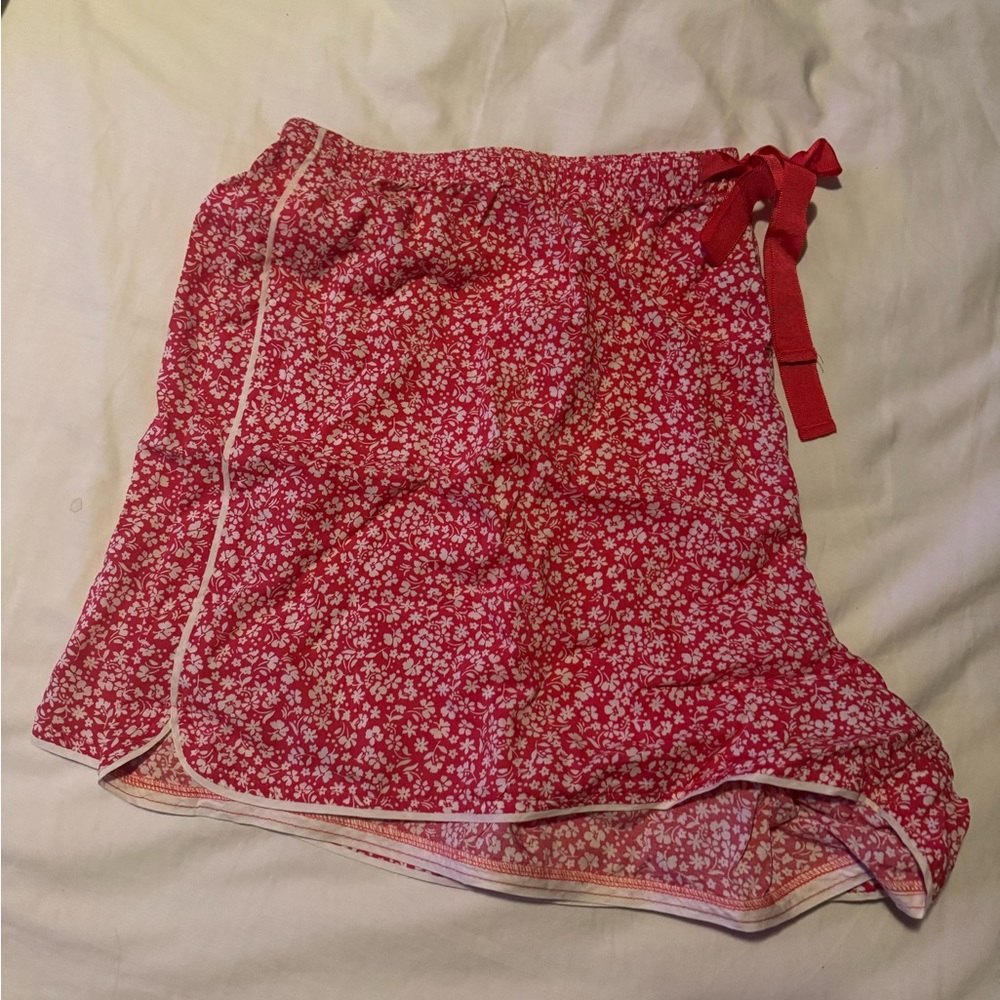 LOFT Red Pajama Shorts, XXL